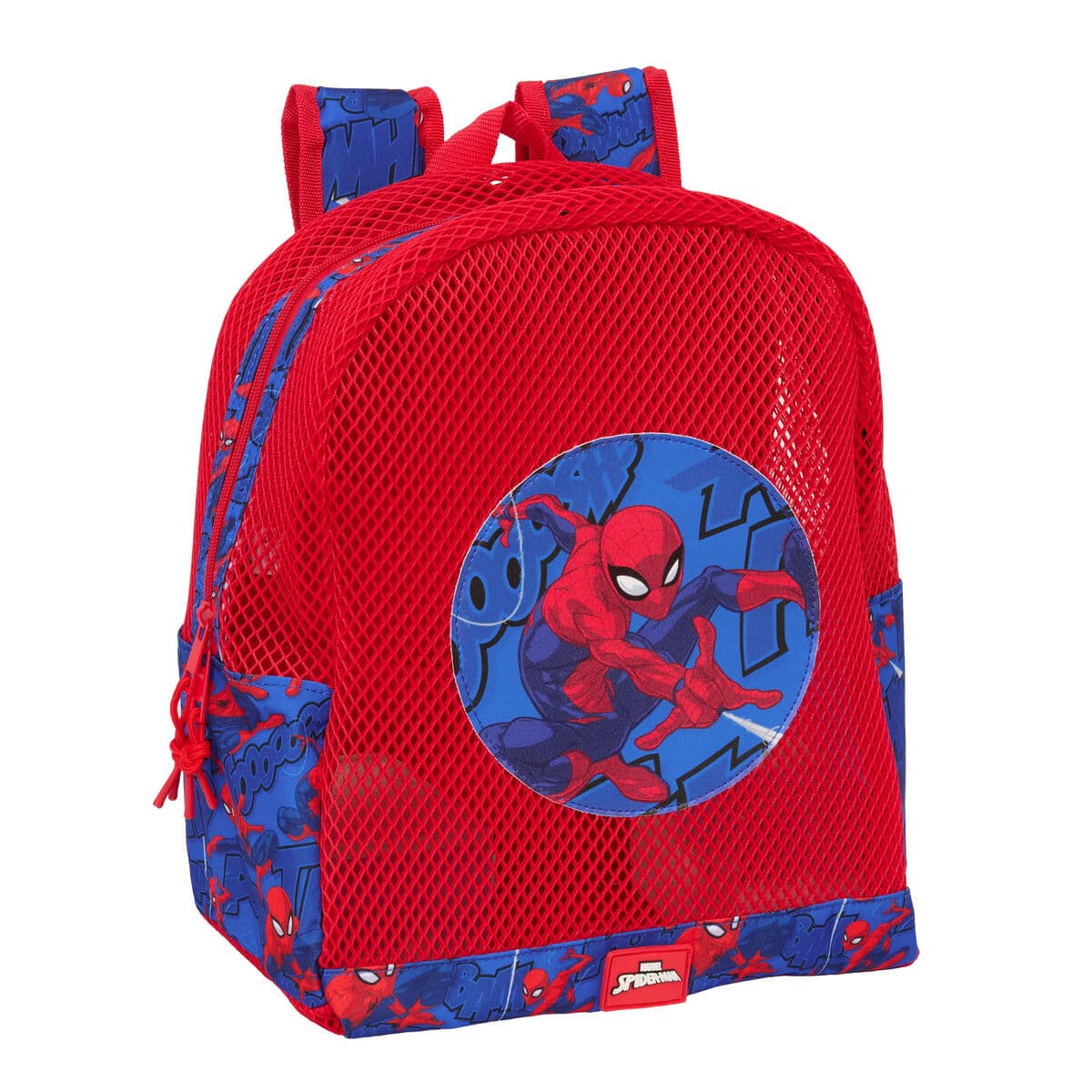 Zaino da spiaggia Spider-Man Azzurro Rosso 30,5 x 24 x 18 cm Per bambini