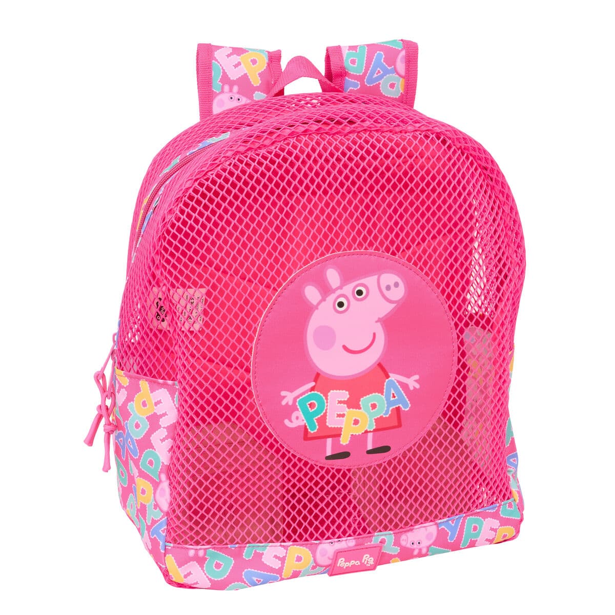 Zaino da spiaggia Peppa Pig Rosa 30,5 x 24 x 18 cm Per bambini