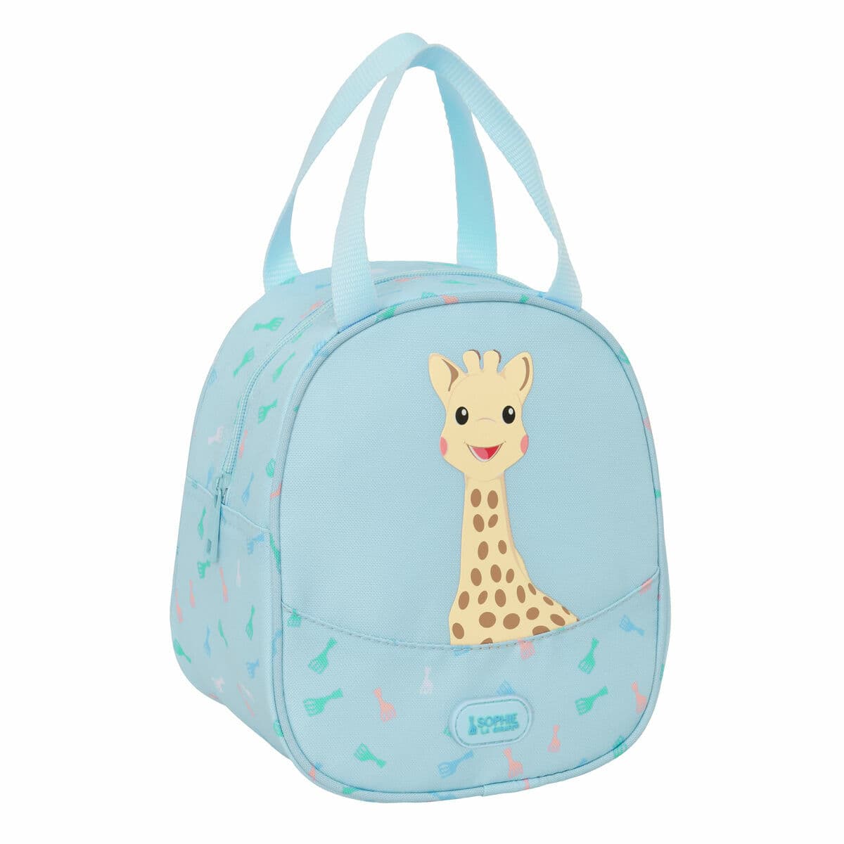 Portamerenda Termico Sophie la Girafe Azzurro 19 x 22 x 14 cm