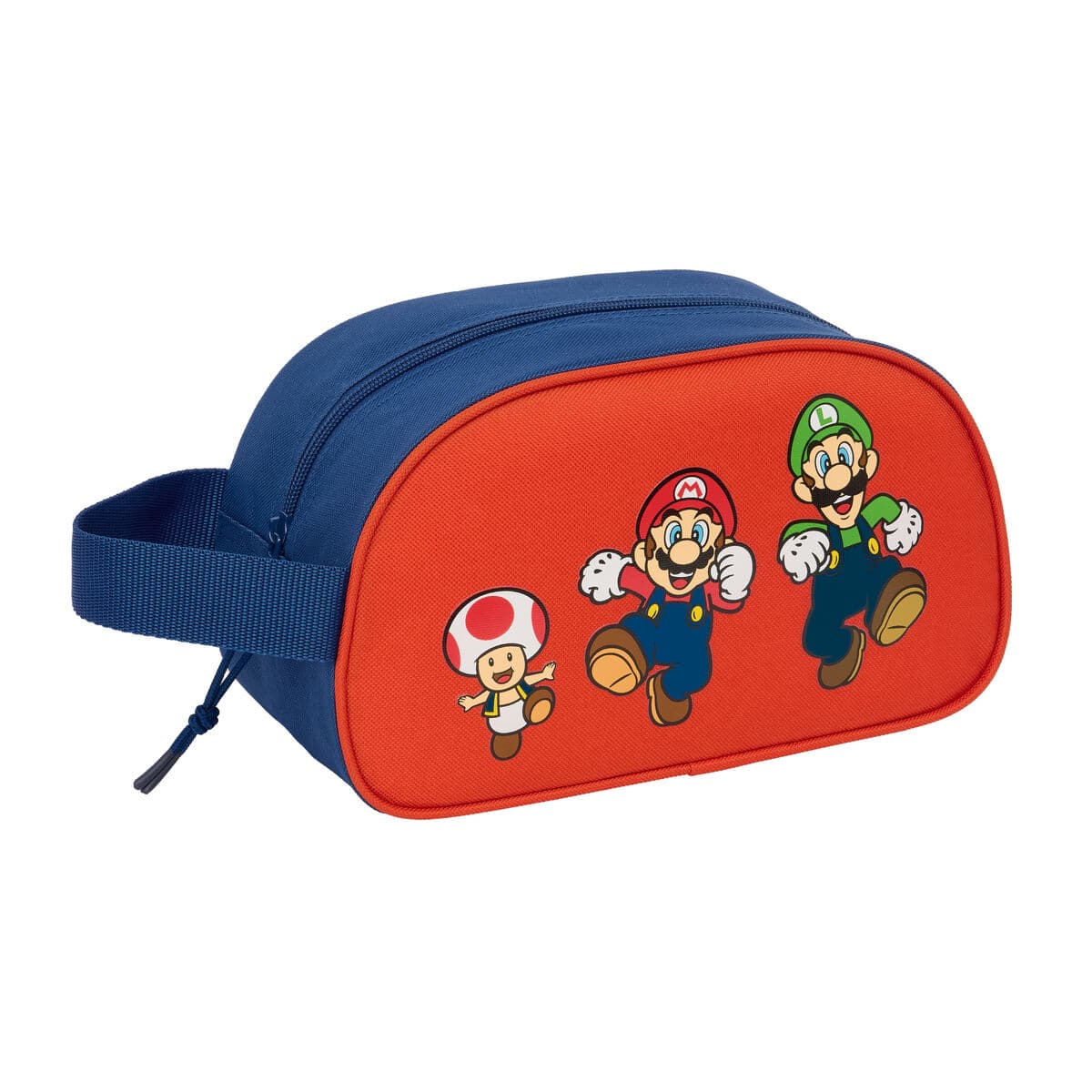 Necessaire da Viaggio Super Mario Mamma mia Rosso Blu Marino 26 x 15 x 12 cm