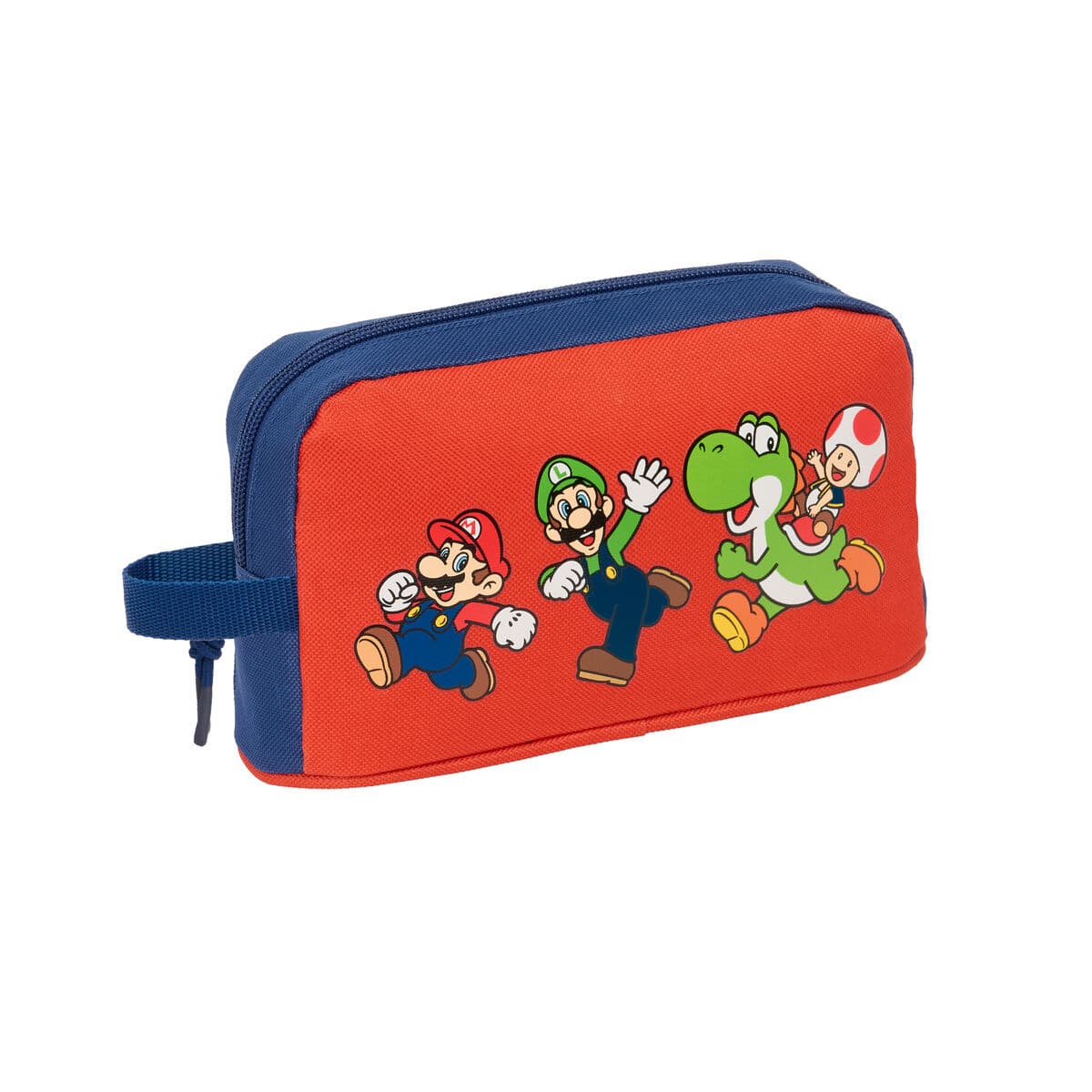 Portamerenda Termico Super Mario Mamma mia Rosso Blu Marino 21,5 x 12 x 6,5 cm