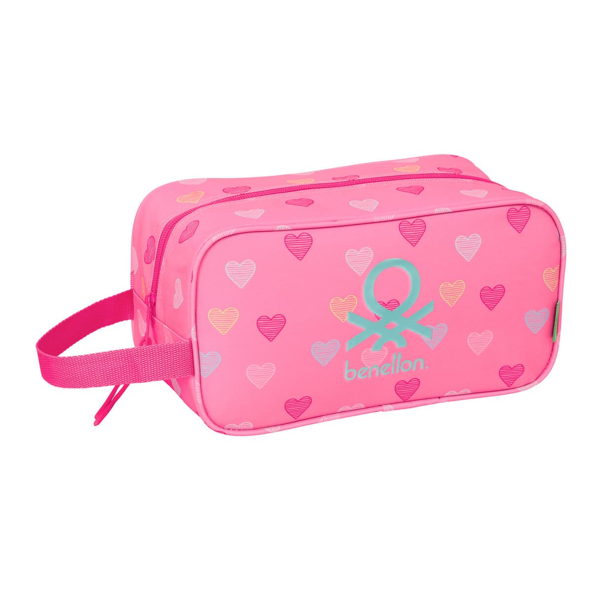 Scarpiera da Viaggio Benetton Heart Rosa 29 x 15 x 14 cm
