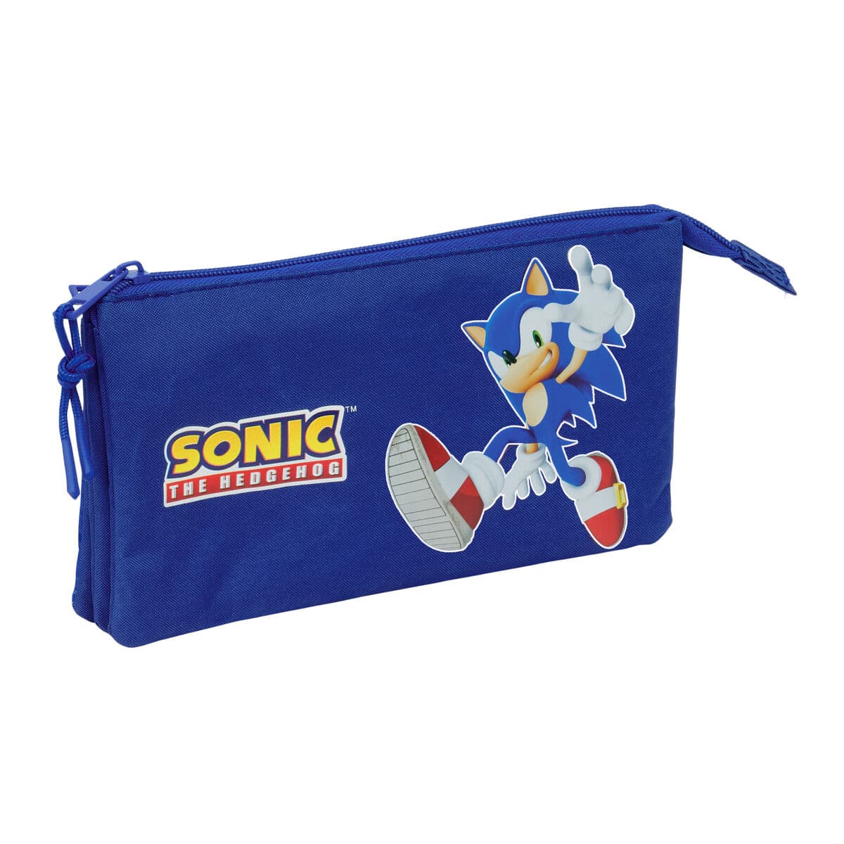 Necessaire Sonic Azzurro 22 x 12 x 3 cm