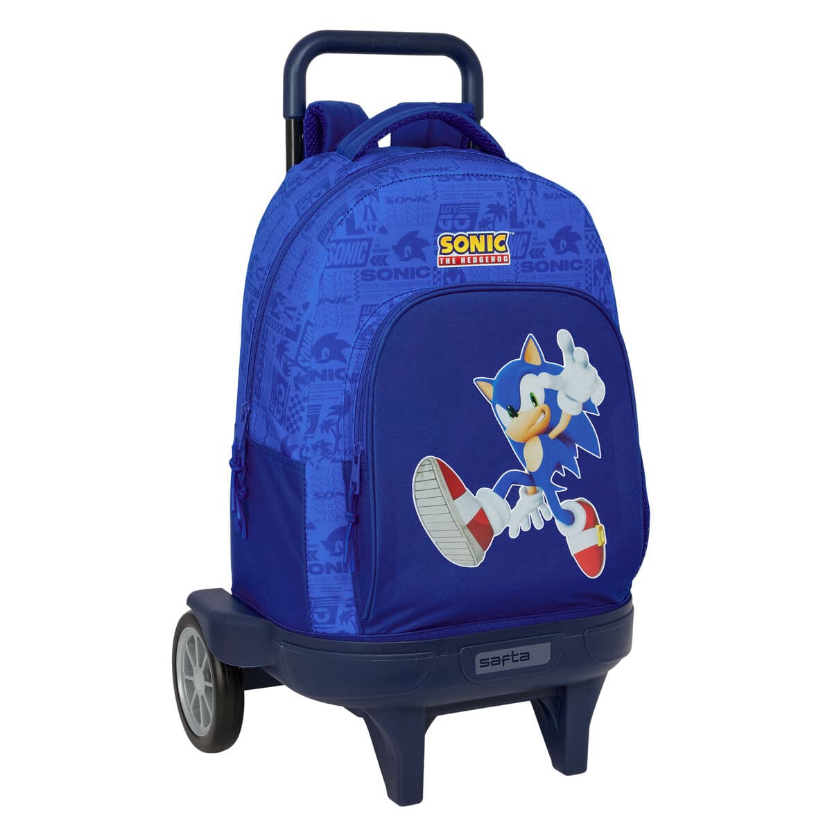 Zaino Scuola Sonic Azzurro 33 x 45 x 22 cm