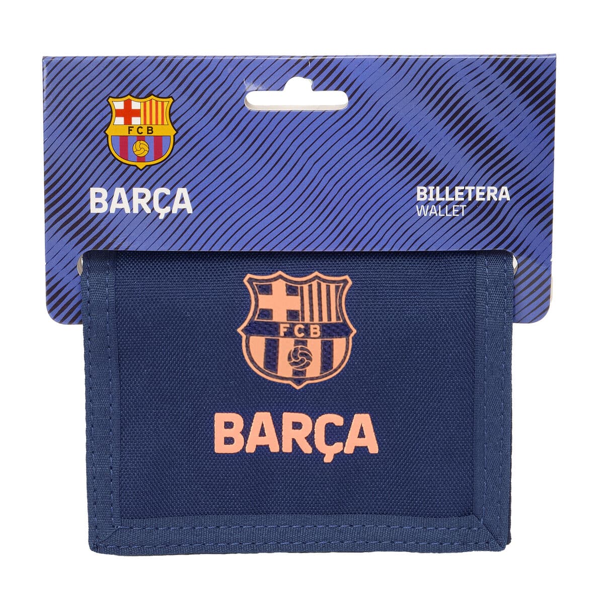 Portafogli F.C. Barcelona Blu Marino 12,5 x 9,5 x 1 cm