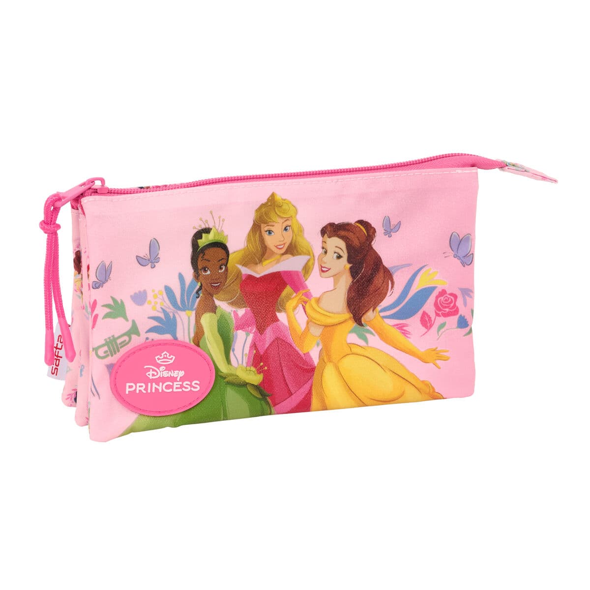 Necessaire Disney Princess Rosa 22 x 12 x 3 cm