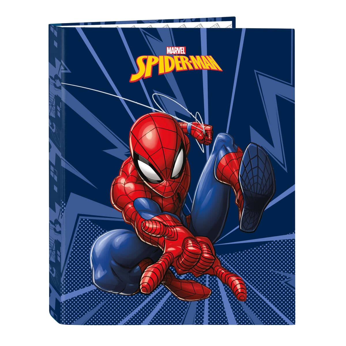 Raccoglitore ad anelli Spider-Man Azzurro A4 26.5 x 33 x 4 cm