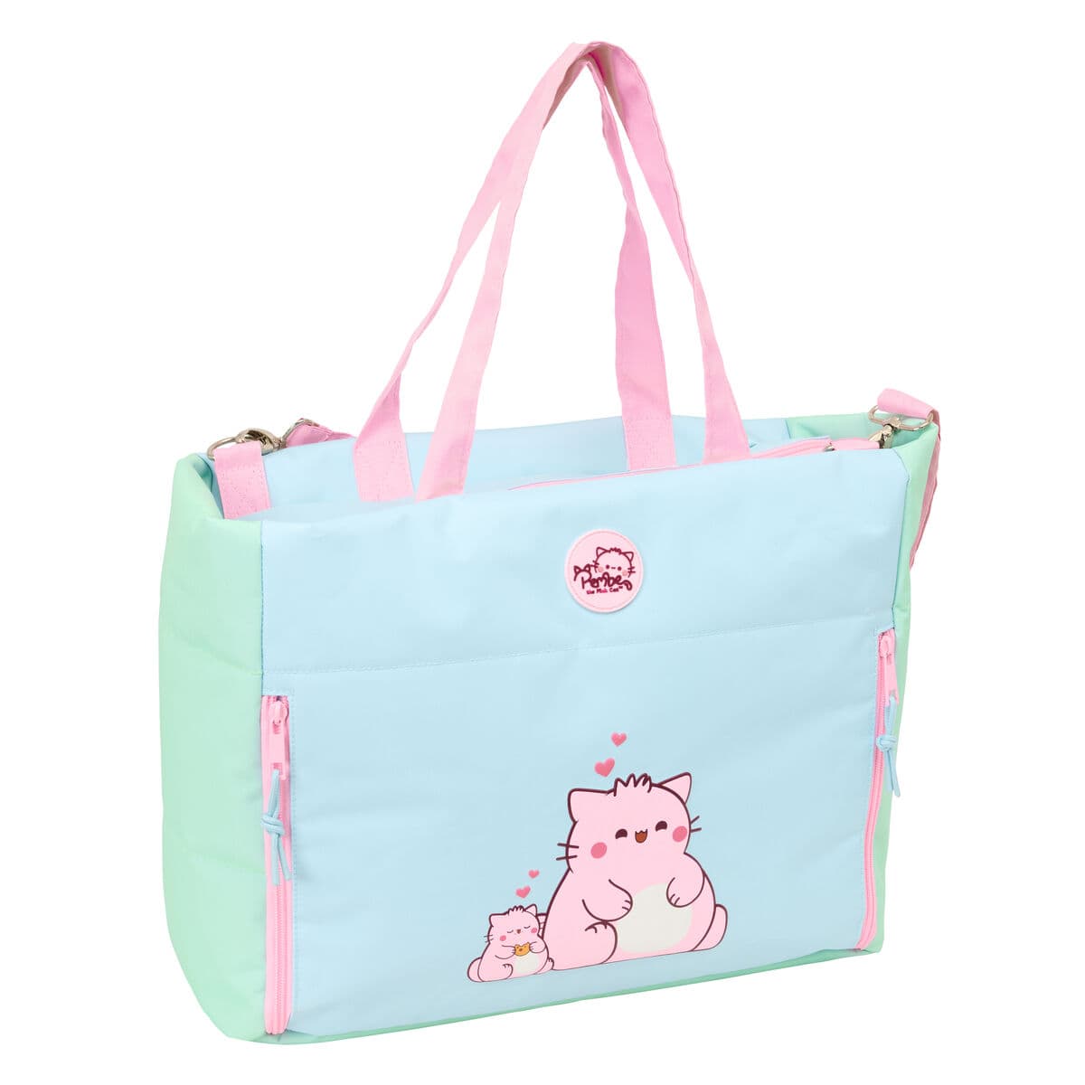 Valigetta per Portatile Pembe The pink cat Multicolore 40 x 31 x 17 cm