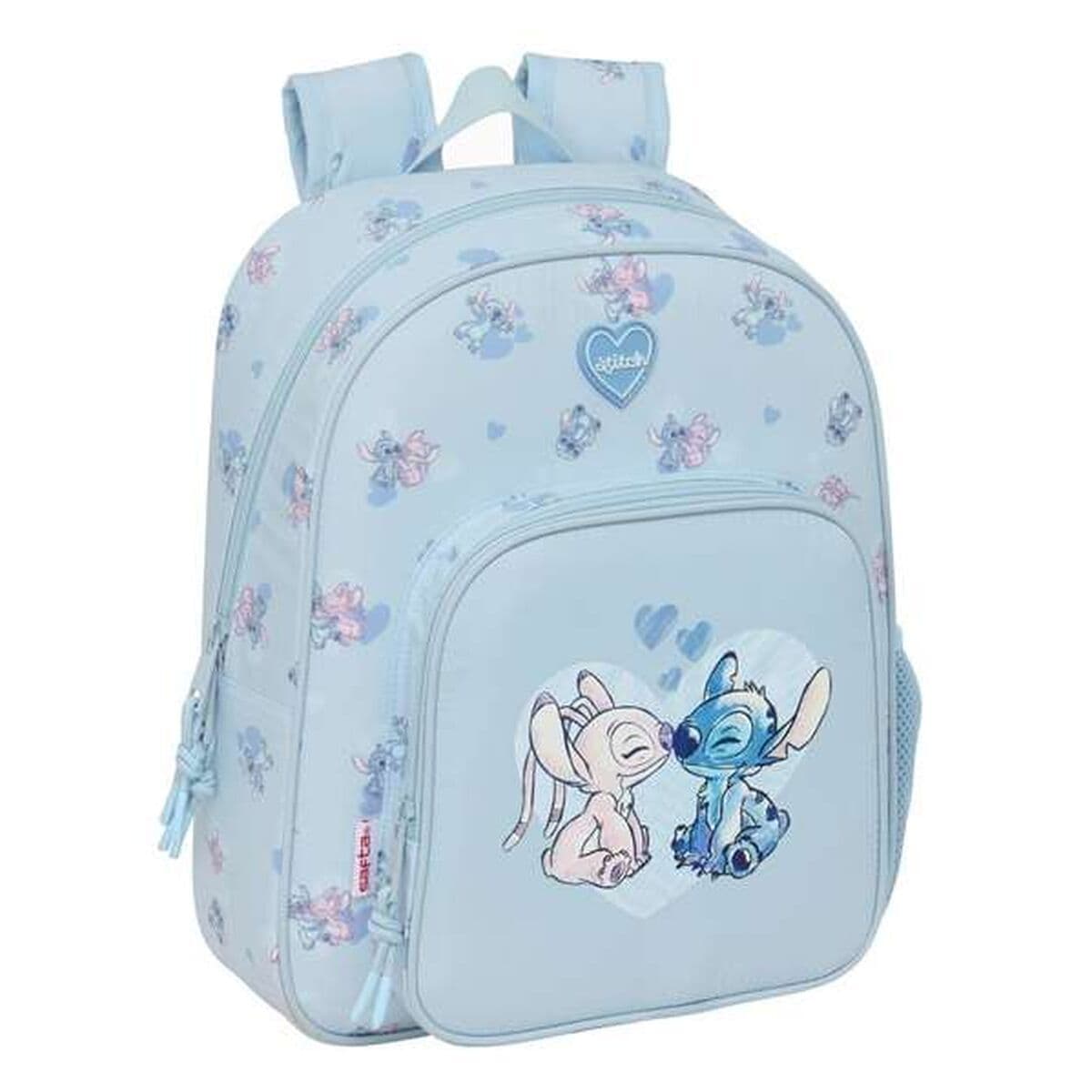 Zaino Scuola Lilo & Stitch Azzurro Chiaro 28 x 34 x 10 cm