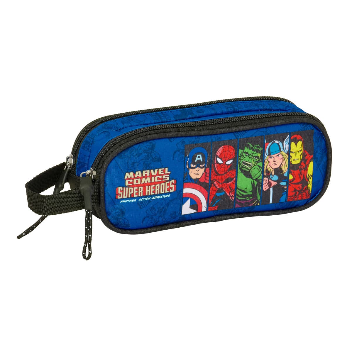 Necessaire The Avengers Azzurro Nero 21 x 8 x 6 cm