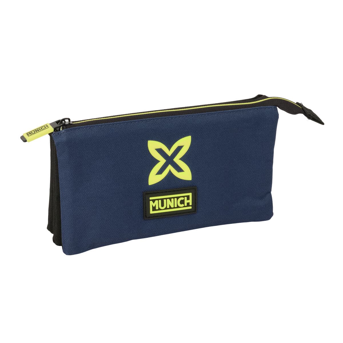Zaino Scuola Munich Track Azzurro Nero 22 x 12 x 3 cm