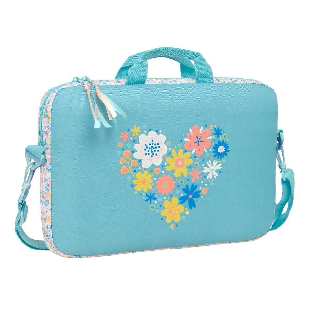 Valigetta per Portatile Moos Fiori Multicolore 40 x 27 x 4 cm