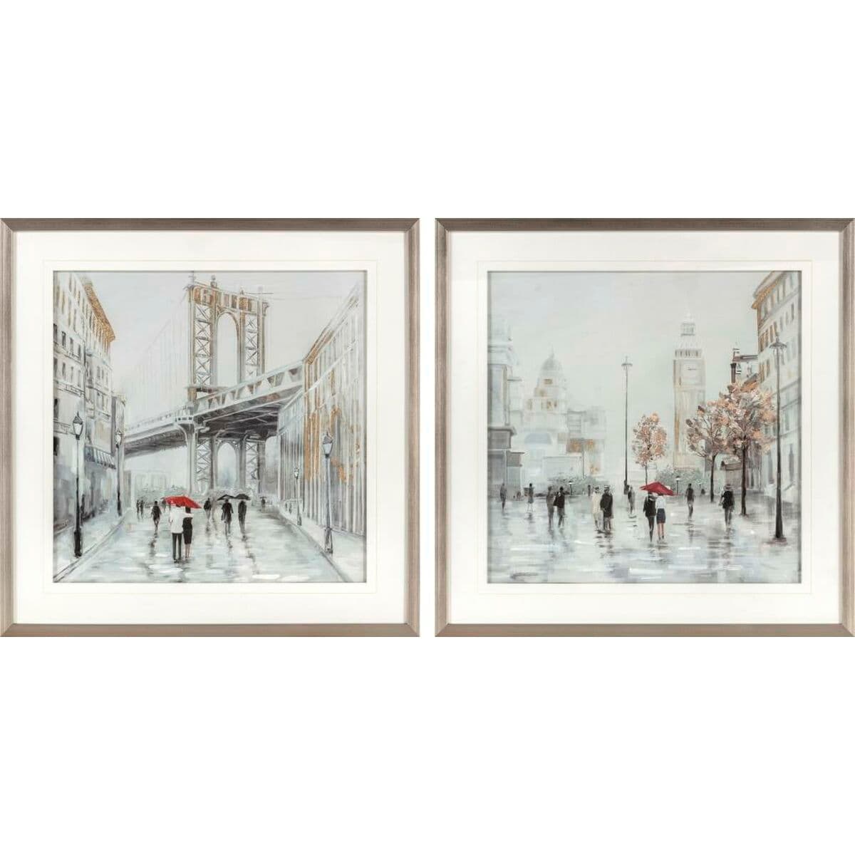 Tela DKD Home Decor polistirene Tela 60 x 3 x 60 cm 63 x 3 x 63 cm