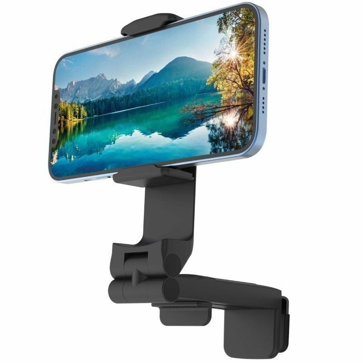 Supporto con Clip Multiposizione per Cellulare Muvit MCCHL0009 Nero Plastica
