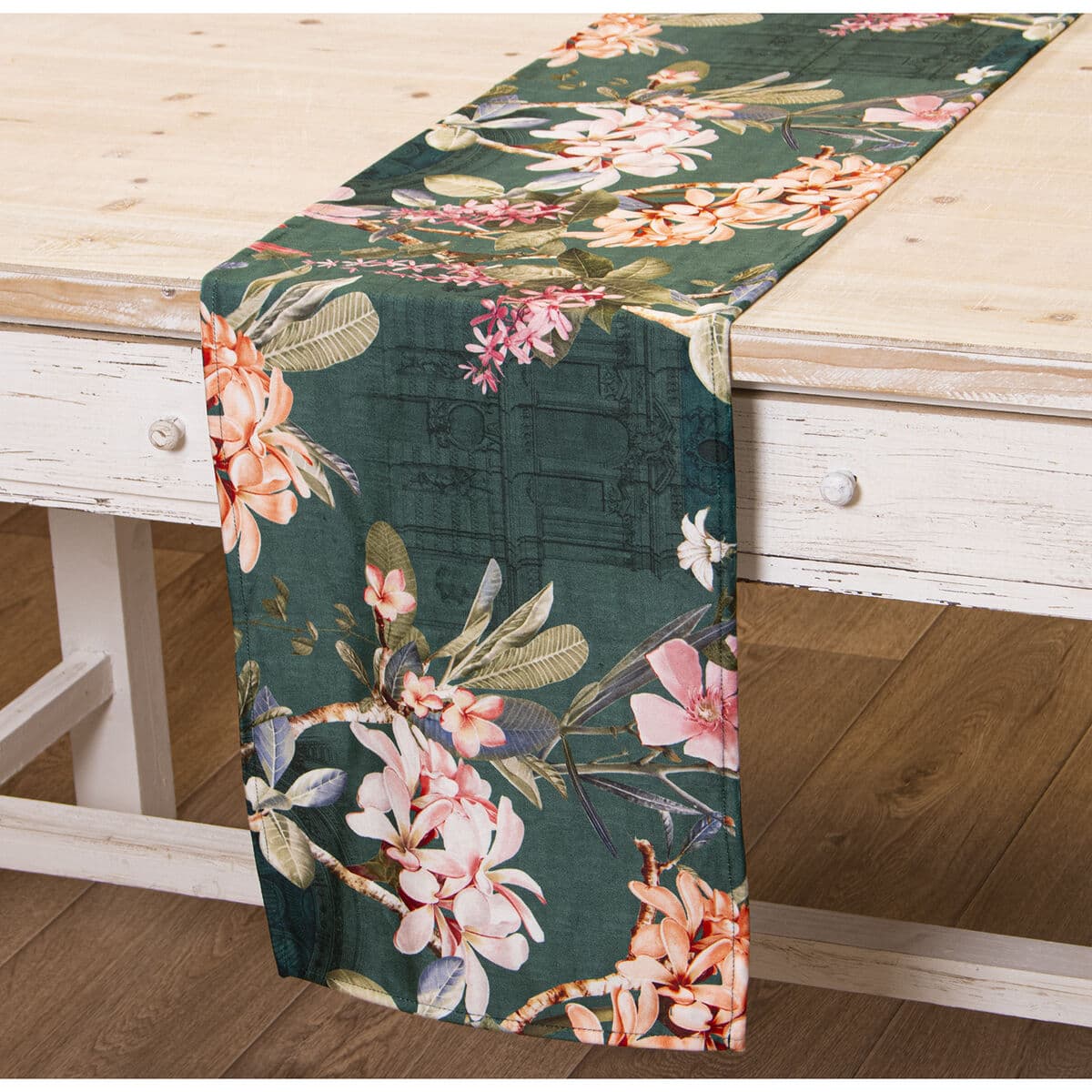 Runner da Tavolo Alexandra House Living Multicolore Tessile 33 x 180 cm Rettangolare