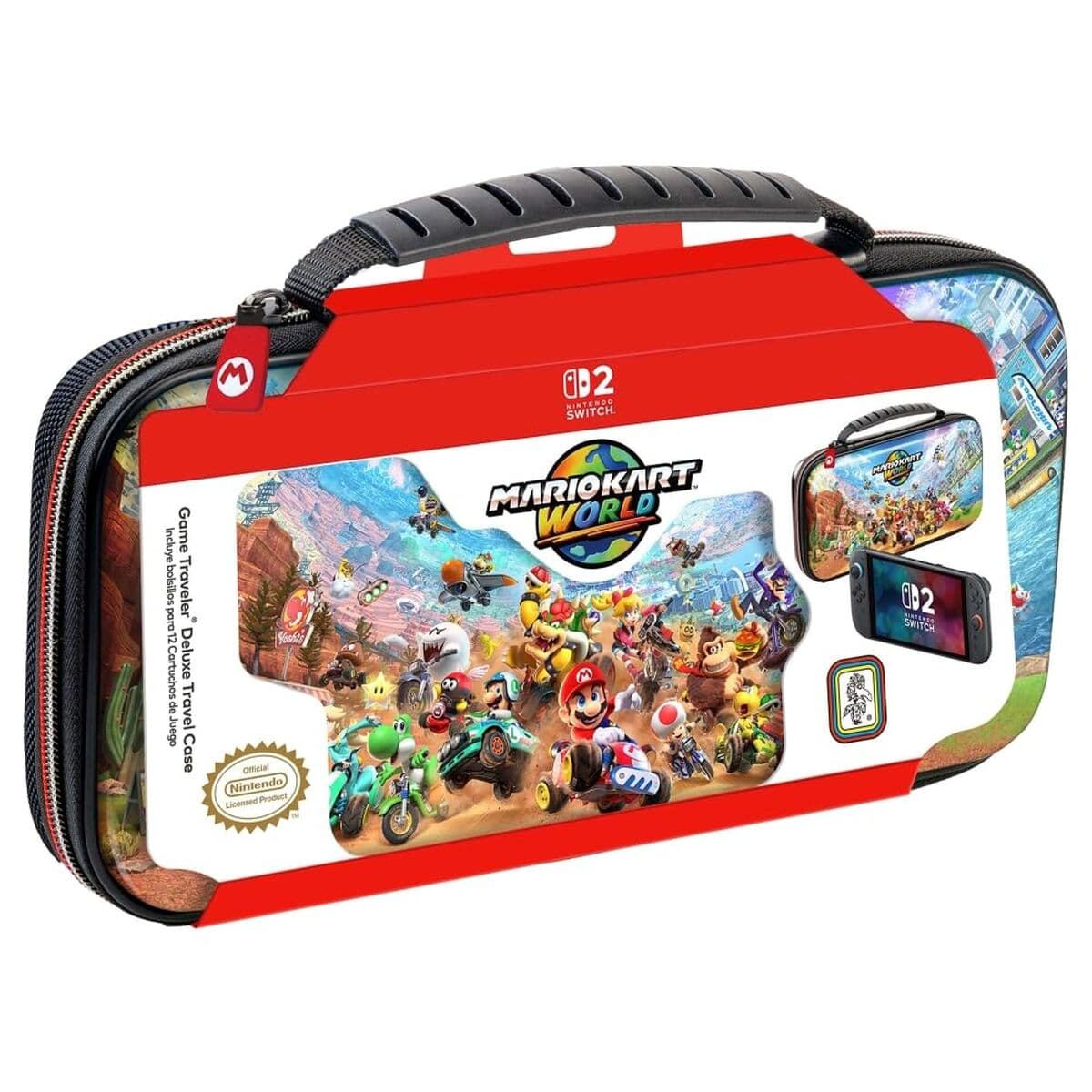 Confezione per Nintendo Switch 2 Ardistel MARIOKARTW NS212MKW Nero