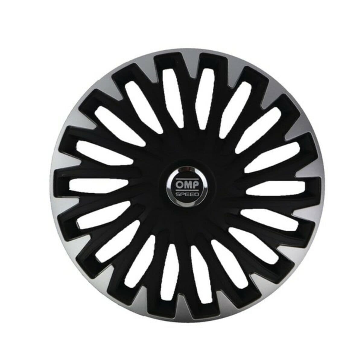 Hubcap OMP OMPS07021412 Black Silver 14" (Refurbished C)