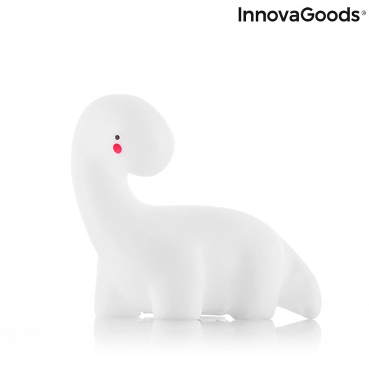 Lampada Dinosauro LED Multicolor Lightosaurus InnovaGoods IG815318 Bianco Vinile (Ricondizionati A)