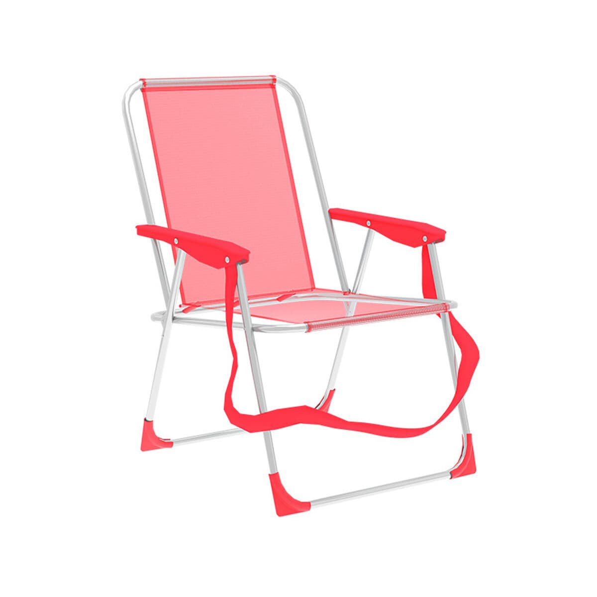 Sedia Pieghevole Marbueno in Alluminio Coral Spiaggia e Piscina 53X56X78 cm 10356