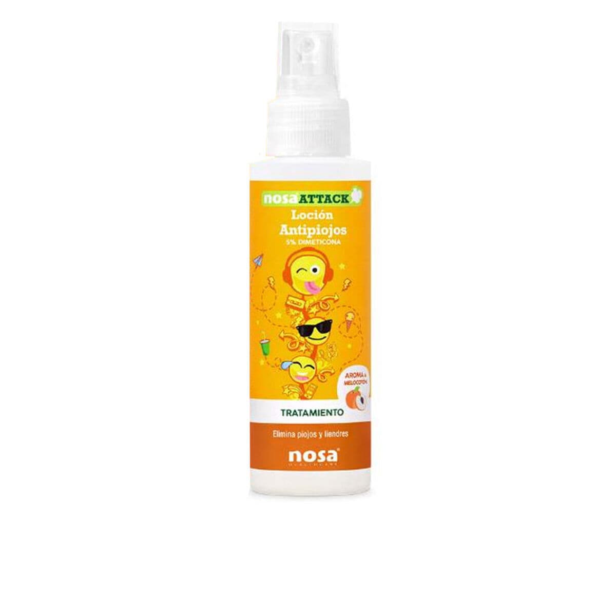 Lozione Contro i Pidocchi Nosa Healthcare ATTACK 100 ml Pesca