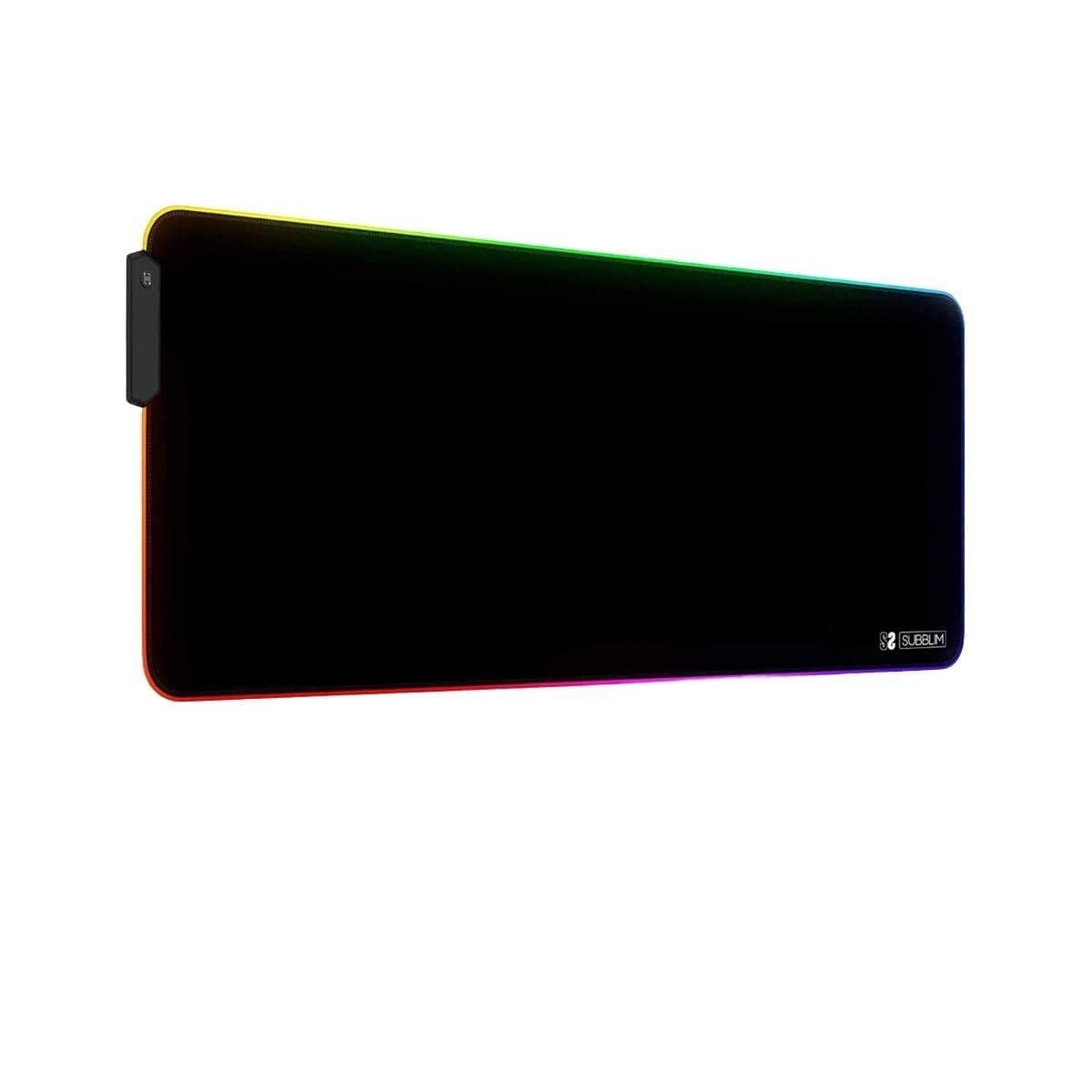 Tappetino per Mouse Subblim SUBMP-02RGB01 Nero Multicolore
