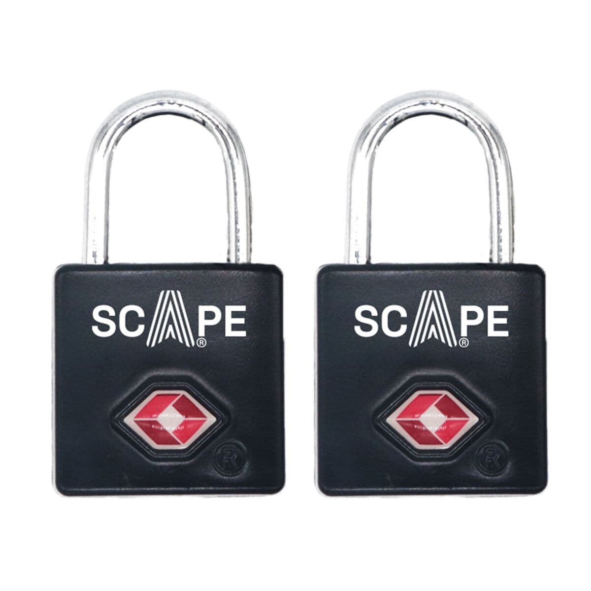Lucchetto con chiave Scape Travel TSA-K02 Metallo Rettangolare