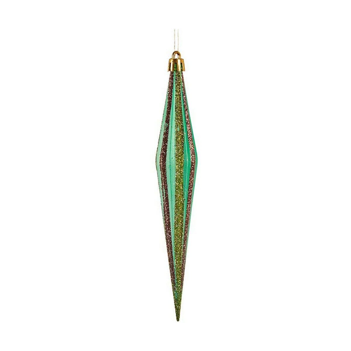 Decorazione Natalizia Krist+ Rosso Verde Dorato 3 x 8,5 x 19 cm Affusolato