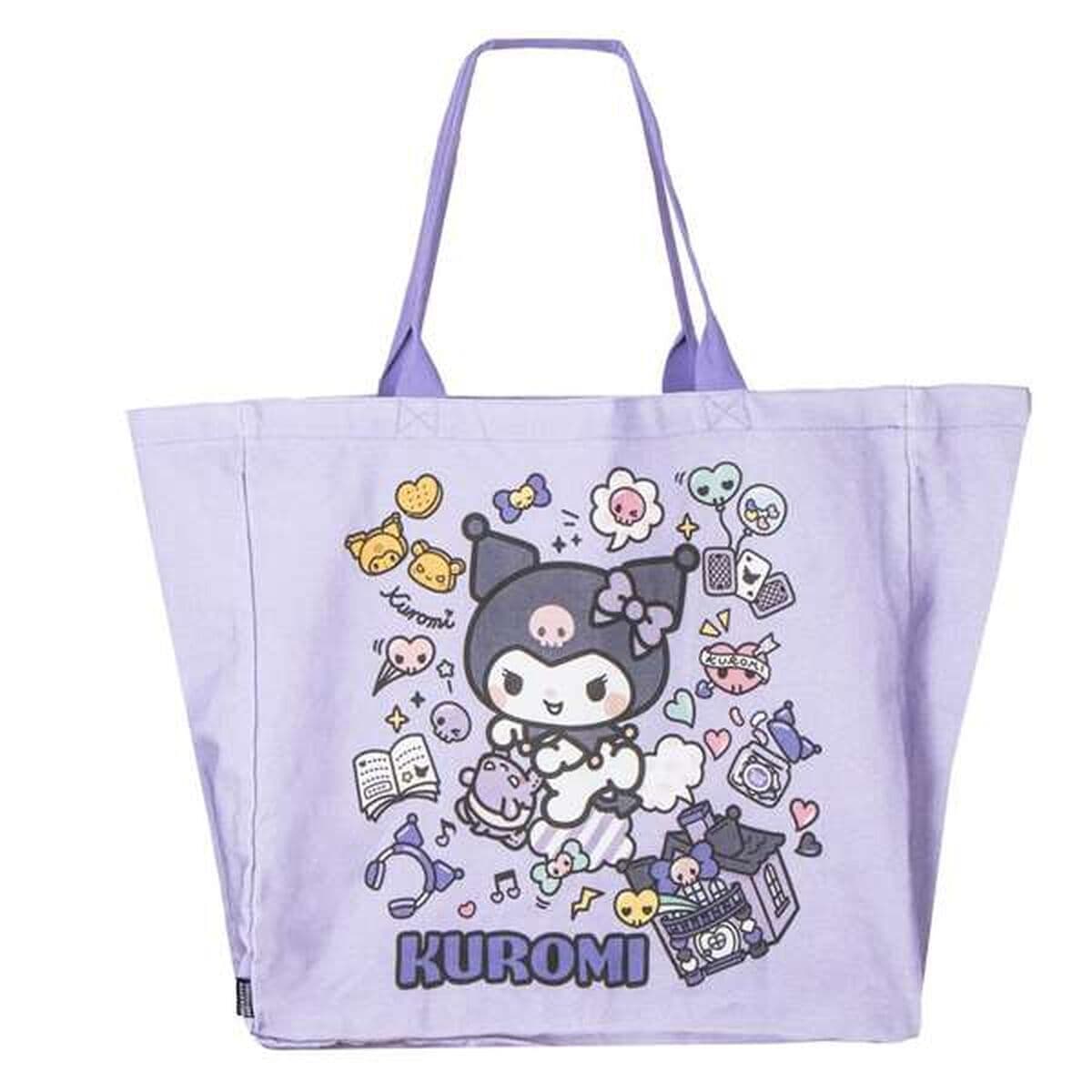 Shopping Bag Hello Kitty Kuromi Lilla 48 x 43 x 17 cm