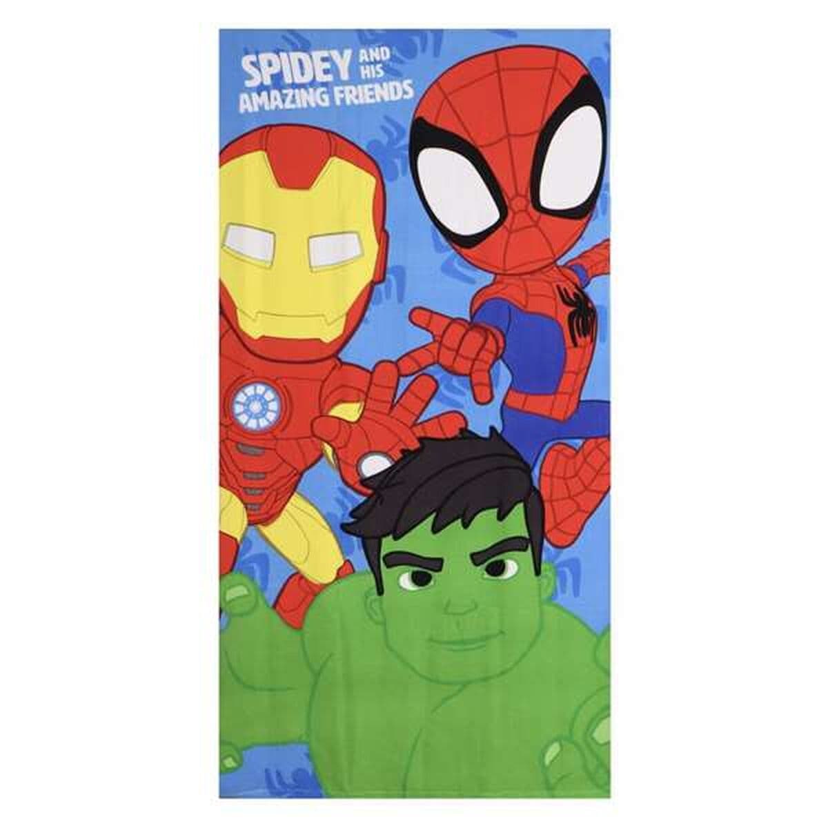 Telo da Mare Spidey Azzurro 70 x 140 cm