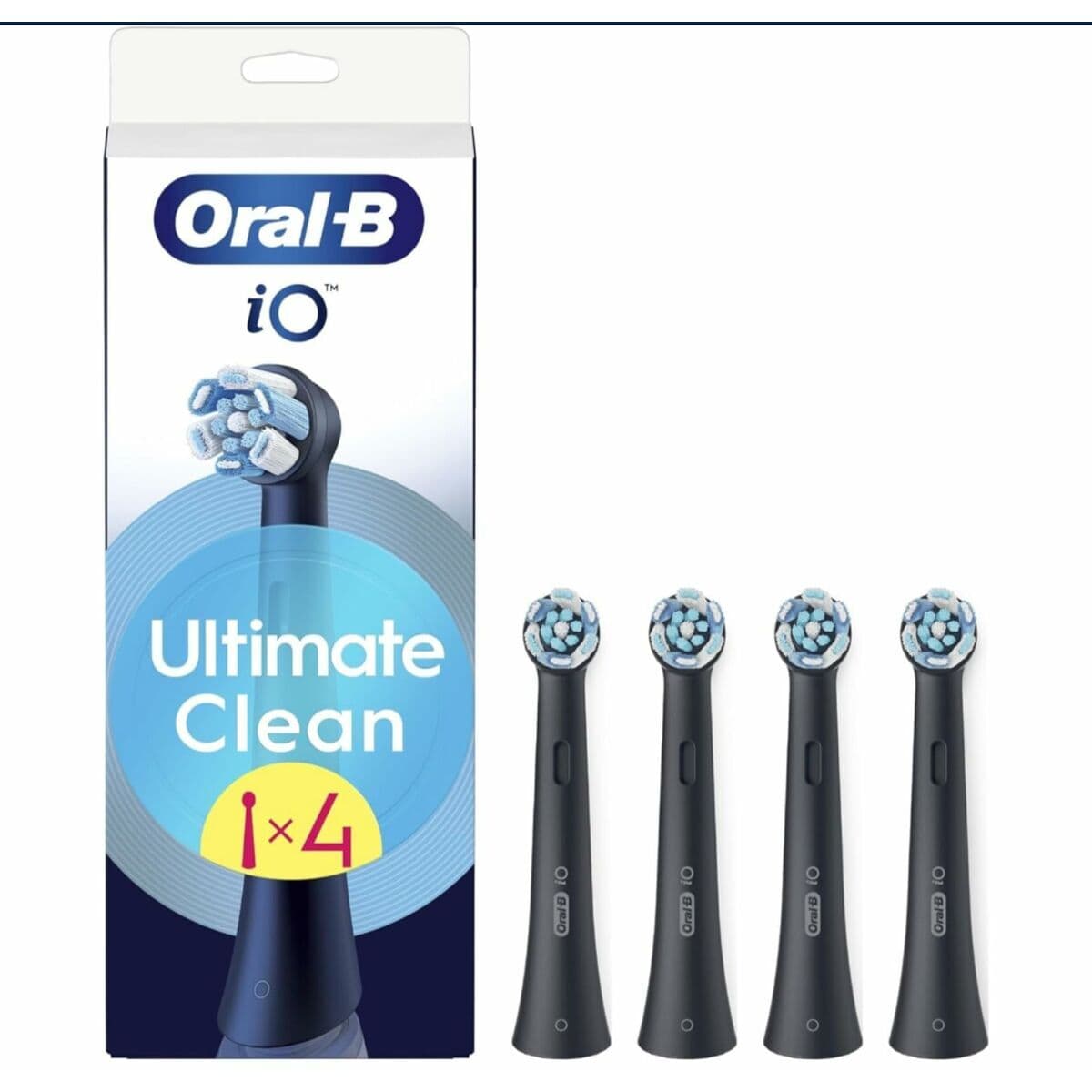 Testina di Ricambio Oral-B iO Ultimate Clean Nero