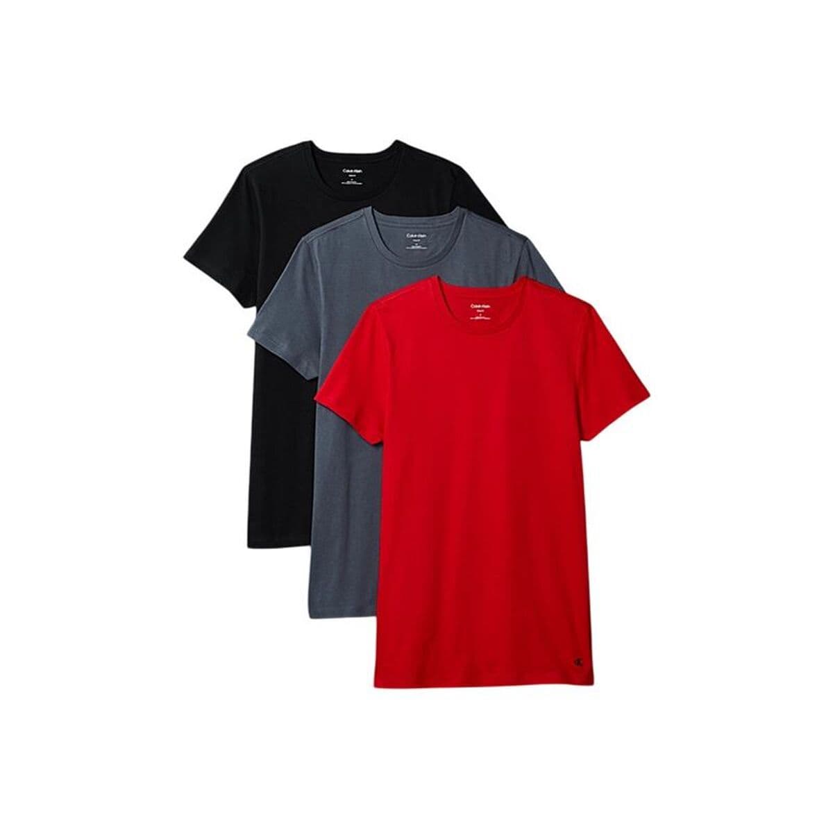 Maglia a Maniche Corte Uomo Calvin Klein 3 Pezzi