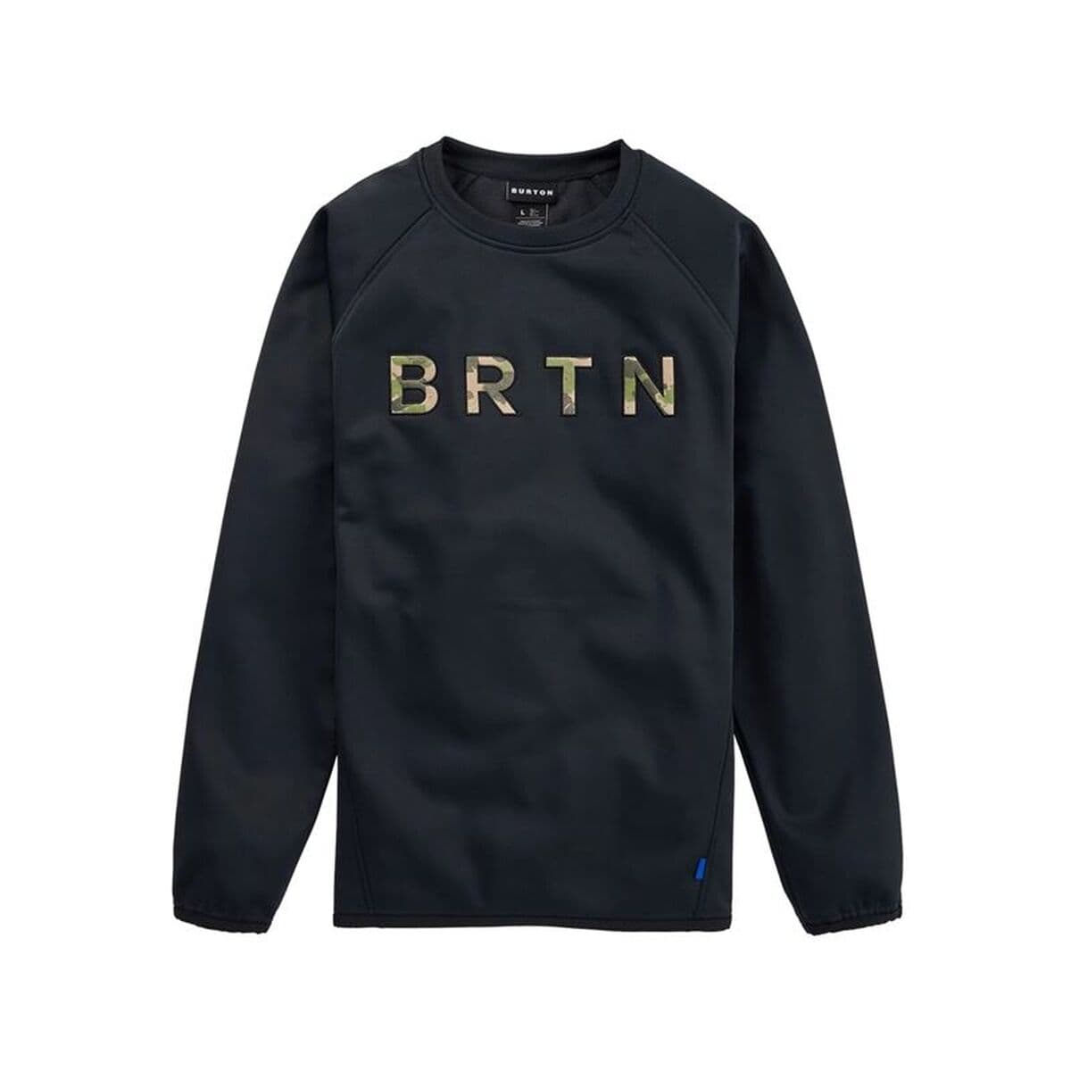 Felpa senza Cappuccio Uomo Burton Crown Weatherproof Pullover Crewneck Nero