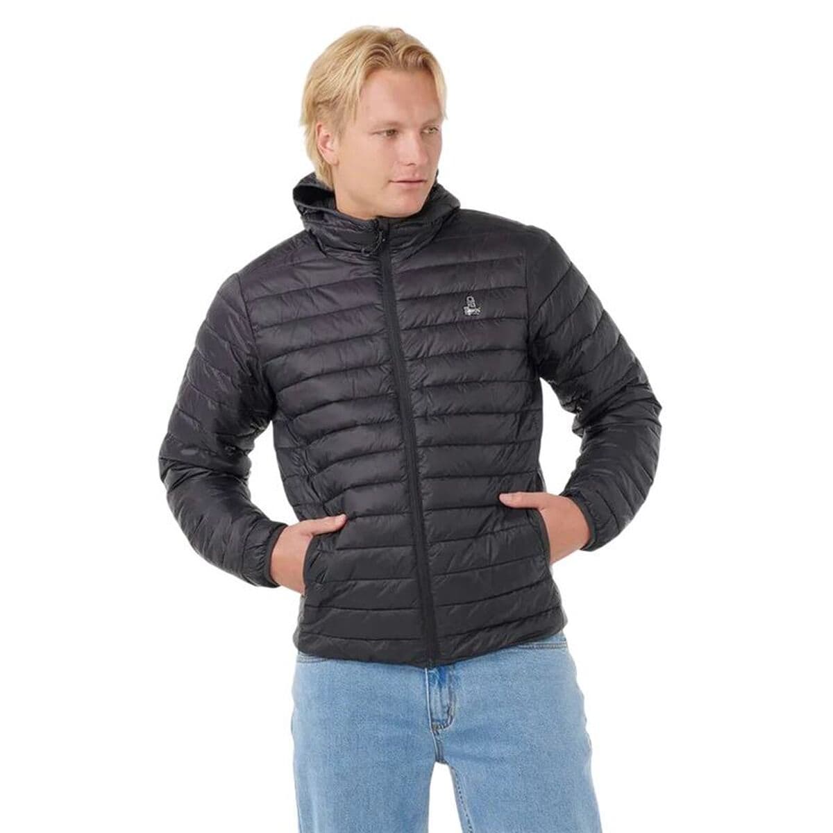 Giacca Rip Curl Anti Series Search Puffer Hood Nero