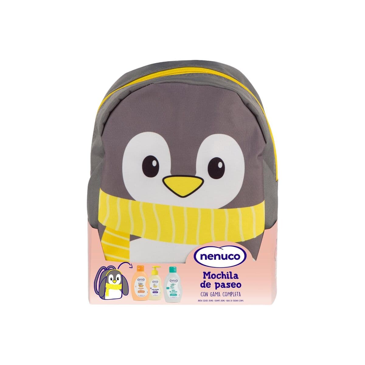 Set di igiene Nenuco MOCHILA PINGÜINO 4 Pezzi