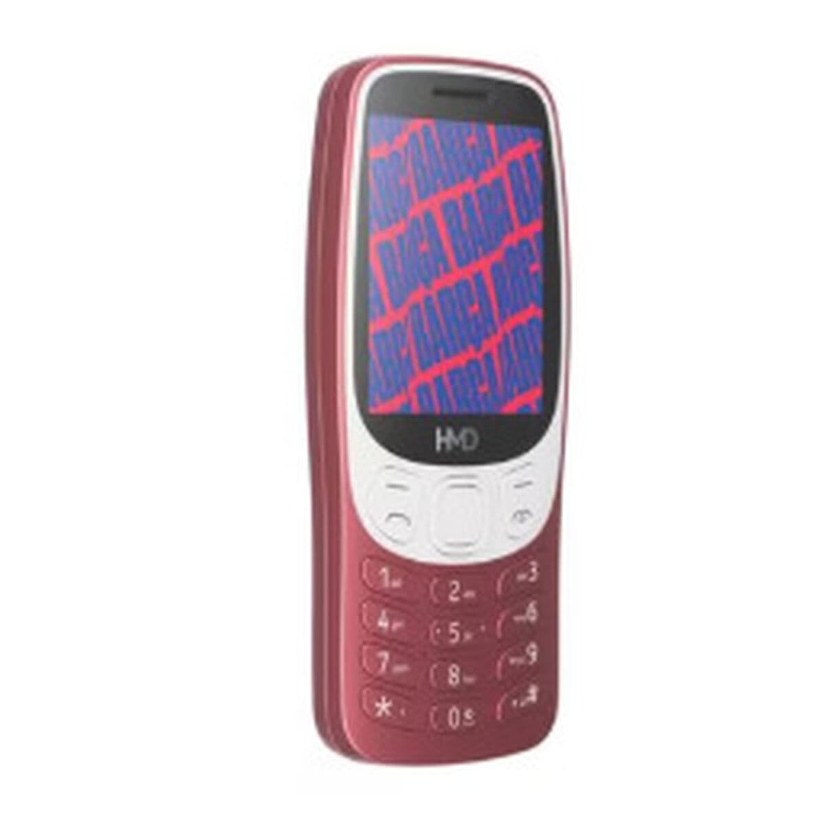 Telefono Cellulare HMD 3210 FCB SPECIAL 2,4” QVGA 64 MB Rosso Granato