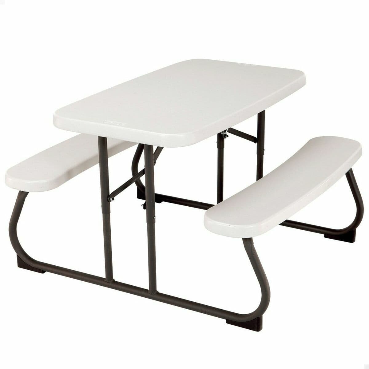 Picnic table Lifetime Foldable creme Steel 82,5 x 90 x 53,5
