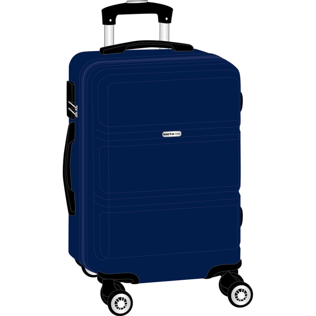 Valigia cabina Safta blu navy 20"
