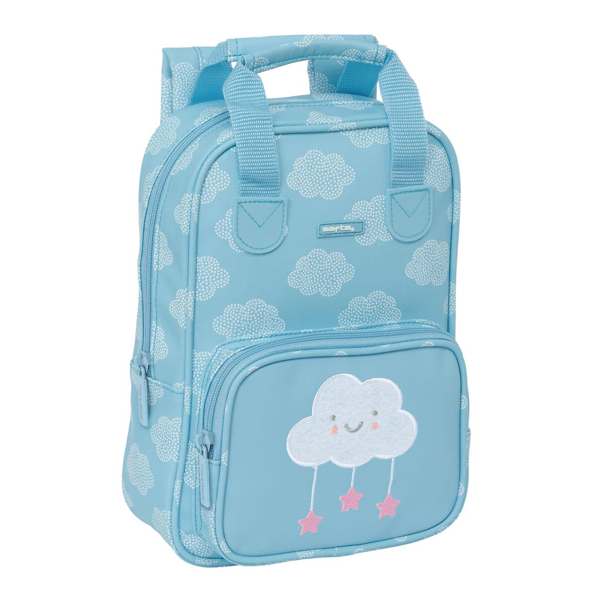 Borsa bambino Safta Nuvole 20 x 28 x 8 cm blu