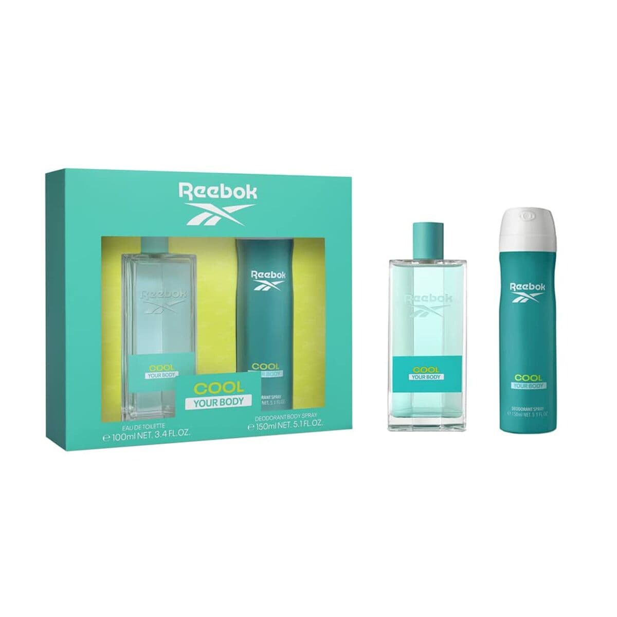 Women's Perfume Set Reebok COOL YOUR BODY WOMAN 2 Pieces