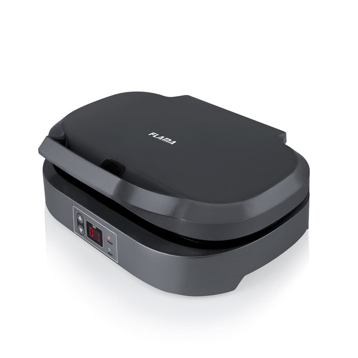 Sandwich maker Flama nero 1300 W