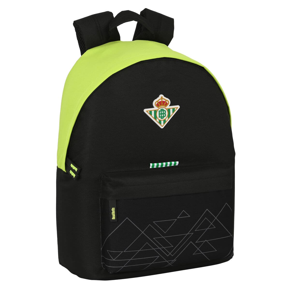 School Bag Real Betis Balompié 31 x 41 x 16 cm Black Lime