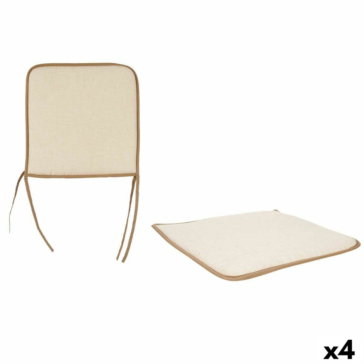 Chair cushion Gift Decor 38 x 2,5 x 38 cm (4 Units)