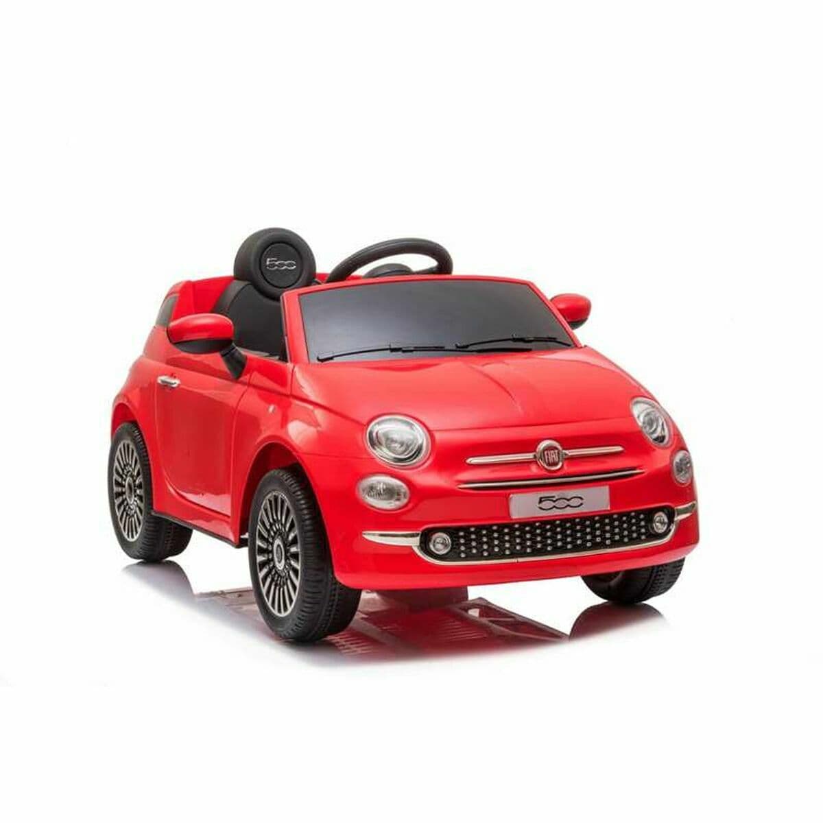 Macchina Elettrica per Bambini RunRunToys Fiat 500 Rosso Rad