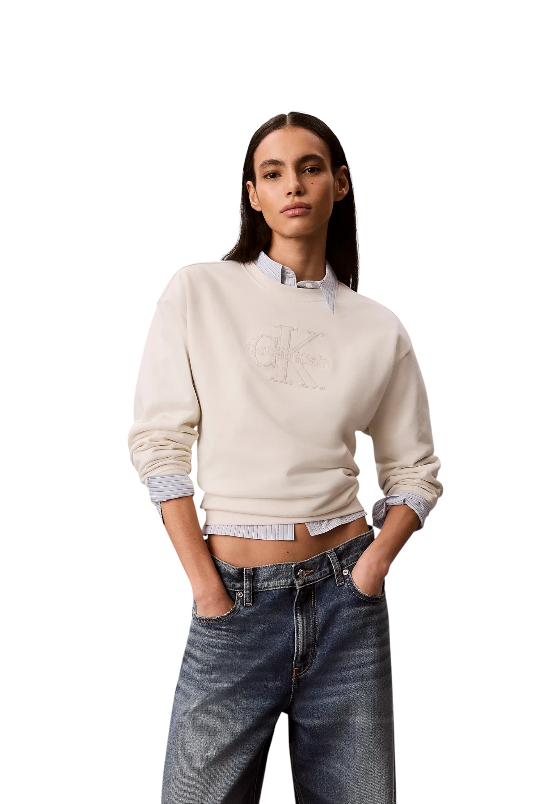 Calvin Klein Jeans Felpa Donna