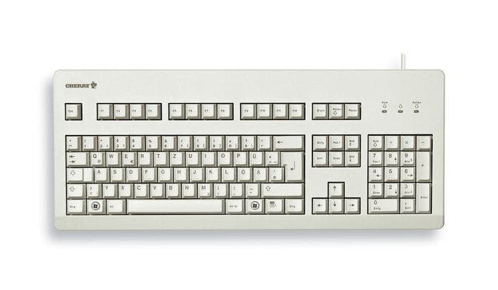 Cherry G80-3000 Tastiera USB QWERTY UK Grigio