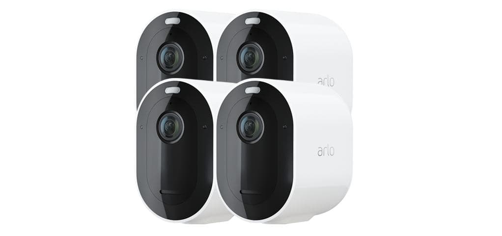Arlo Pro 3 Weiß 4er Kamera-Set