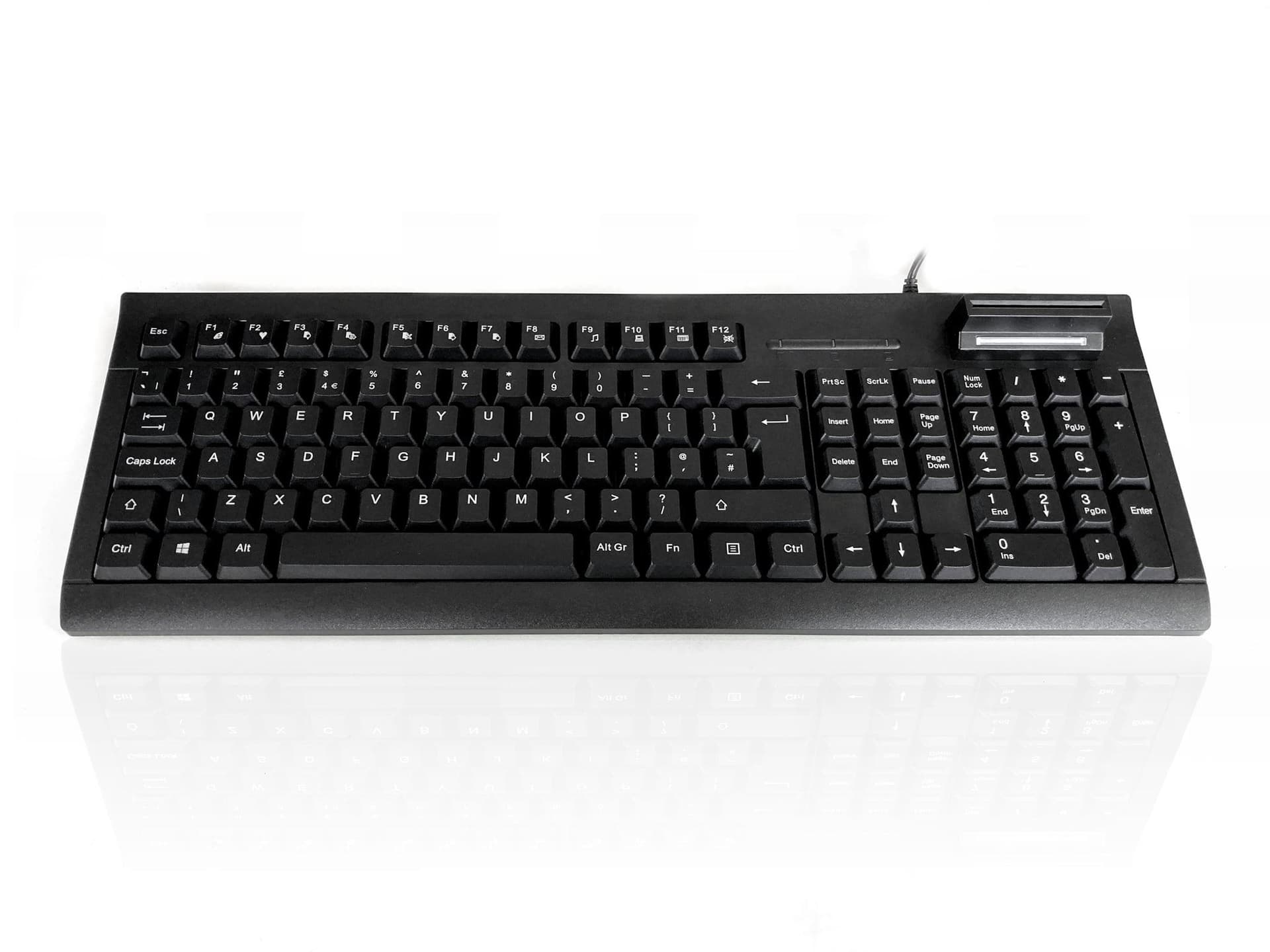Accuratus 108S USB-Tastatur QWERTY UK Schwarz