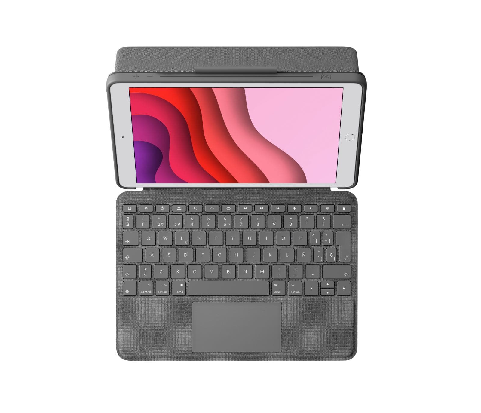 Logitech Combo Touch Tastiera iPad 10.2" Grafite QWERTY Spagnolo