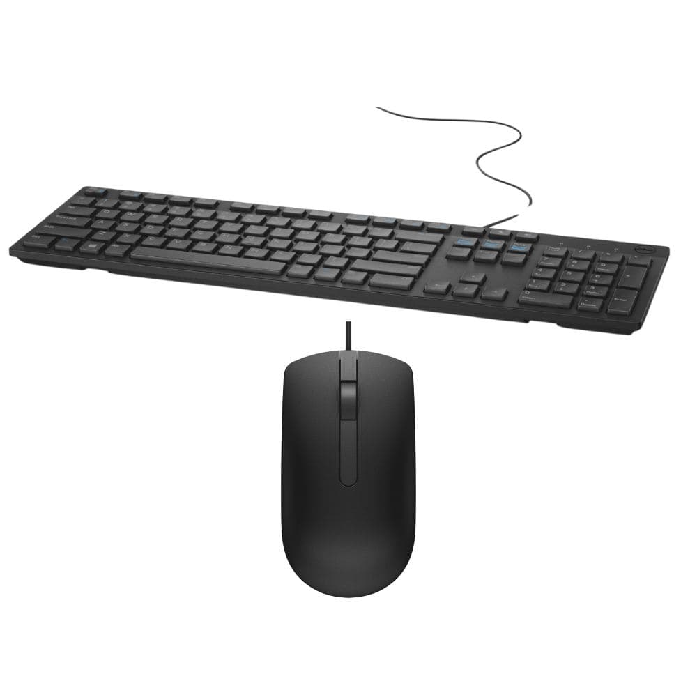 Dell KB216 Tastatur + MS116 Maus USB