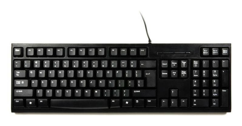 Port Designs 900753 Universal USB Keyboard QWERTY UK Black